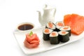 Salmon Maki sushi Royalty Free Stock Photo